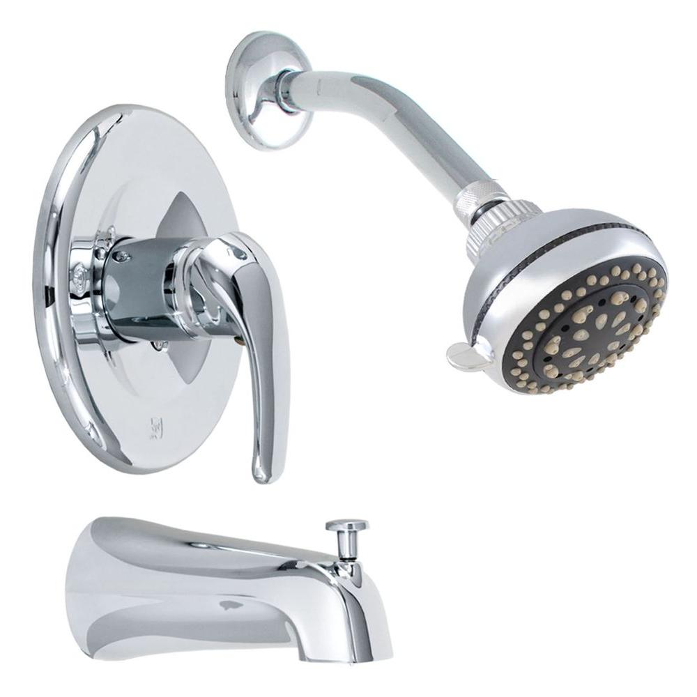 LaToscana Firenze SingleHandle 1Spray Tub and Shower Faucet with 8 in