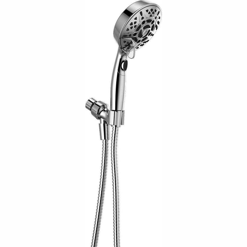 Delta 7Spray Hand Shower with in Chrome75716 The Home Depot