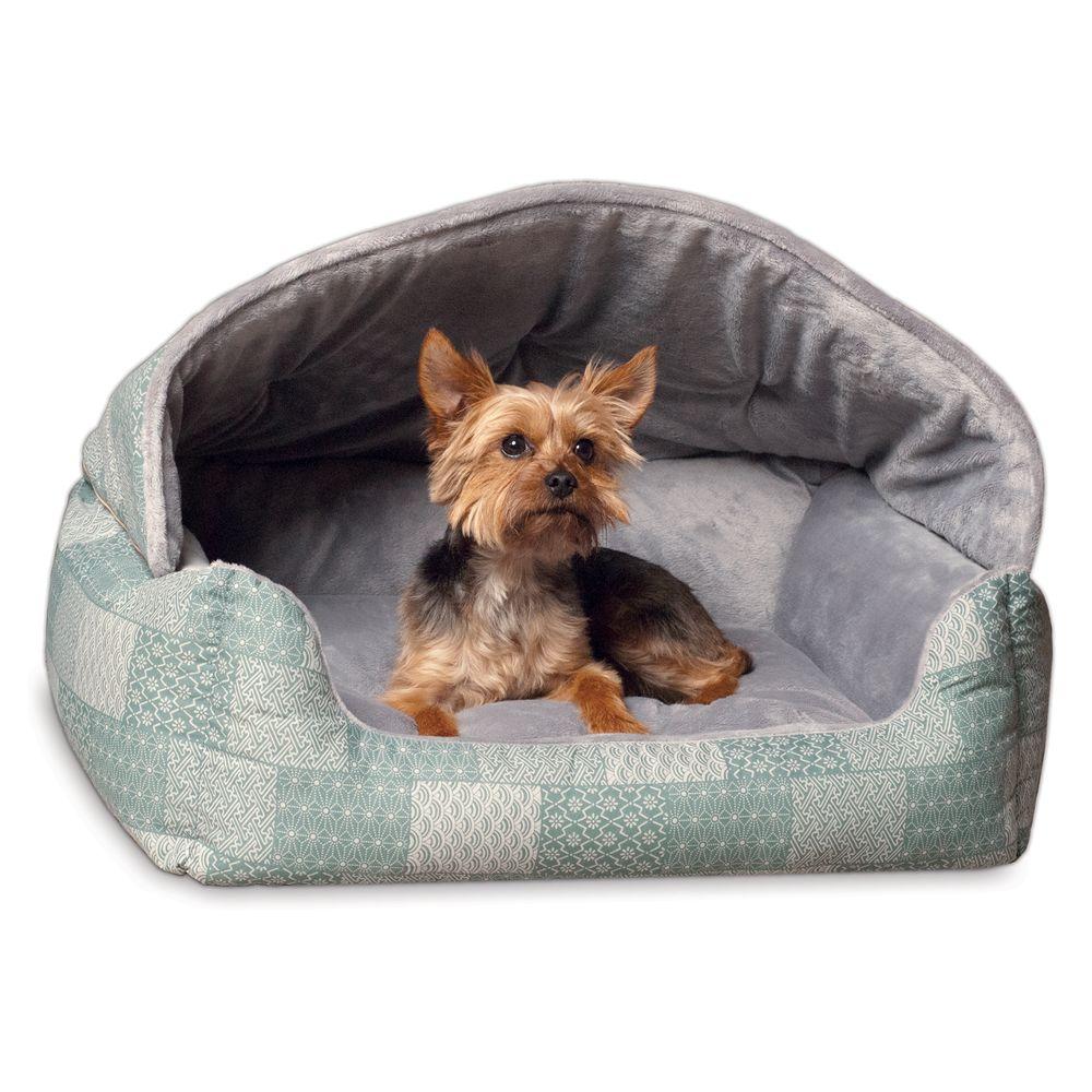 hooded pet bed