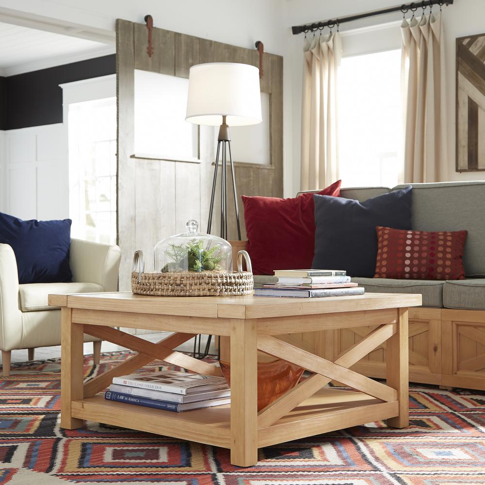 Home Styles Country Lodge Pine Coffee Table 5524 21 The Depot