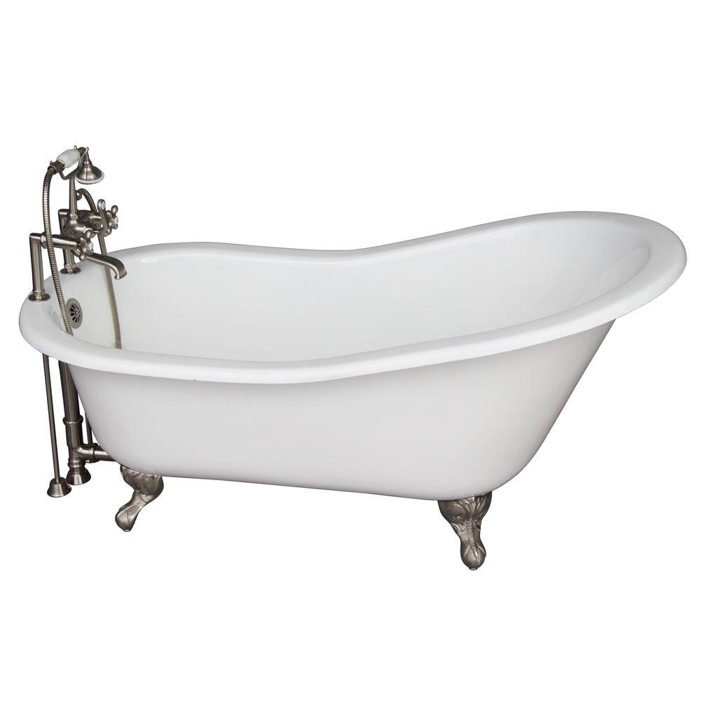 vintage cast iron clawfoot tub