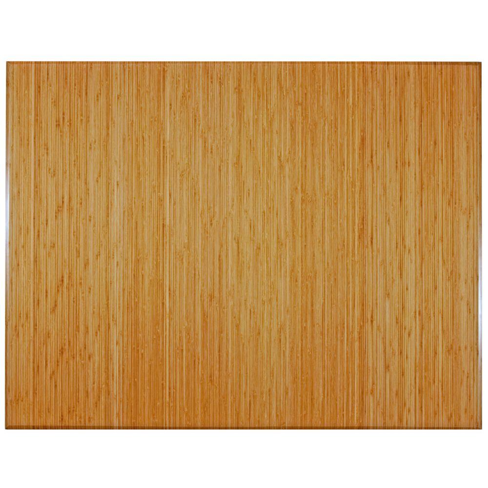 Anji Mountain Plush Natural Light Brown 47 In X 60 Bamboo Tri Anji Mountain Plush Natural Light Brown