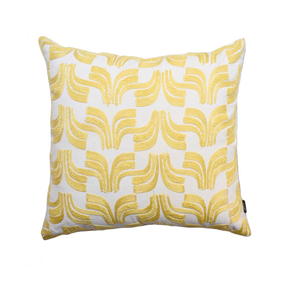 A1hc Geometric Embroidered 20 In Decorative Down Filled Throw A1hc Geometric Embroidered 20 In Decorative Down Filled Throw Pillow