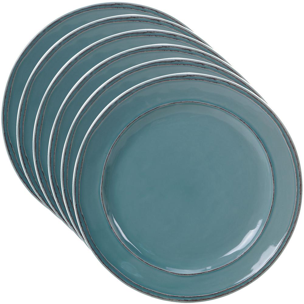 Certified International Cobalt 6Piece Blue Dinner Plate Set 19986SET/6