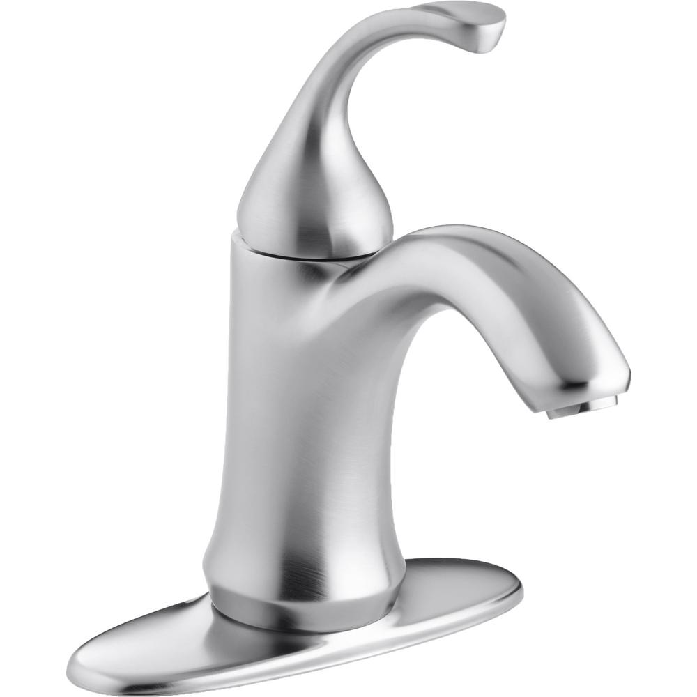 KOHLER Forte Single Hole Single-Handle Low-Arc Water ...