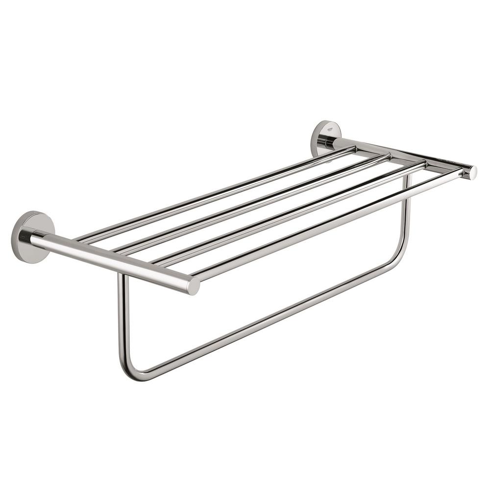 polished chrome grohe towel racks 40462001 64_1000