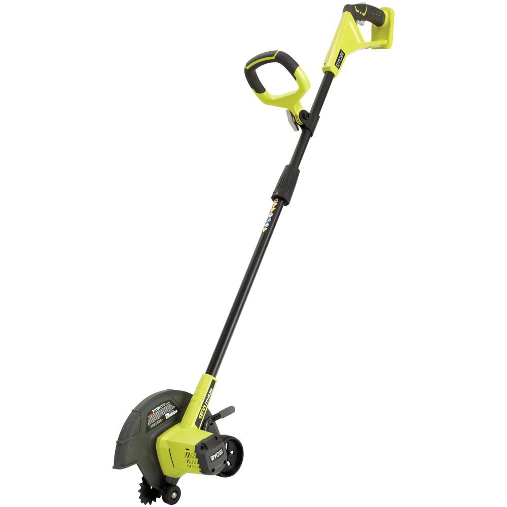 Cordless Edger Ryobi 9 in. 18-Volt Lithium-Ion Power Tool Grass Cutter ...