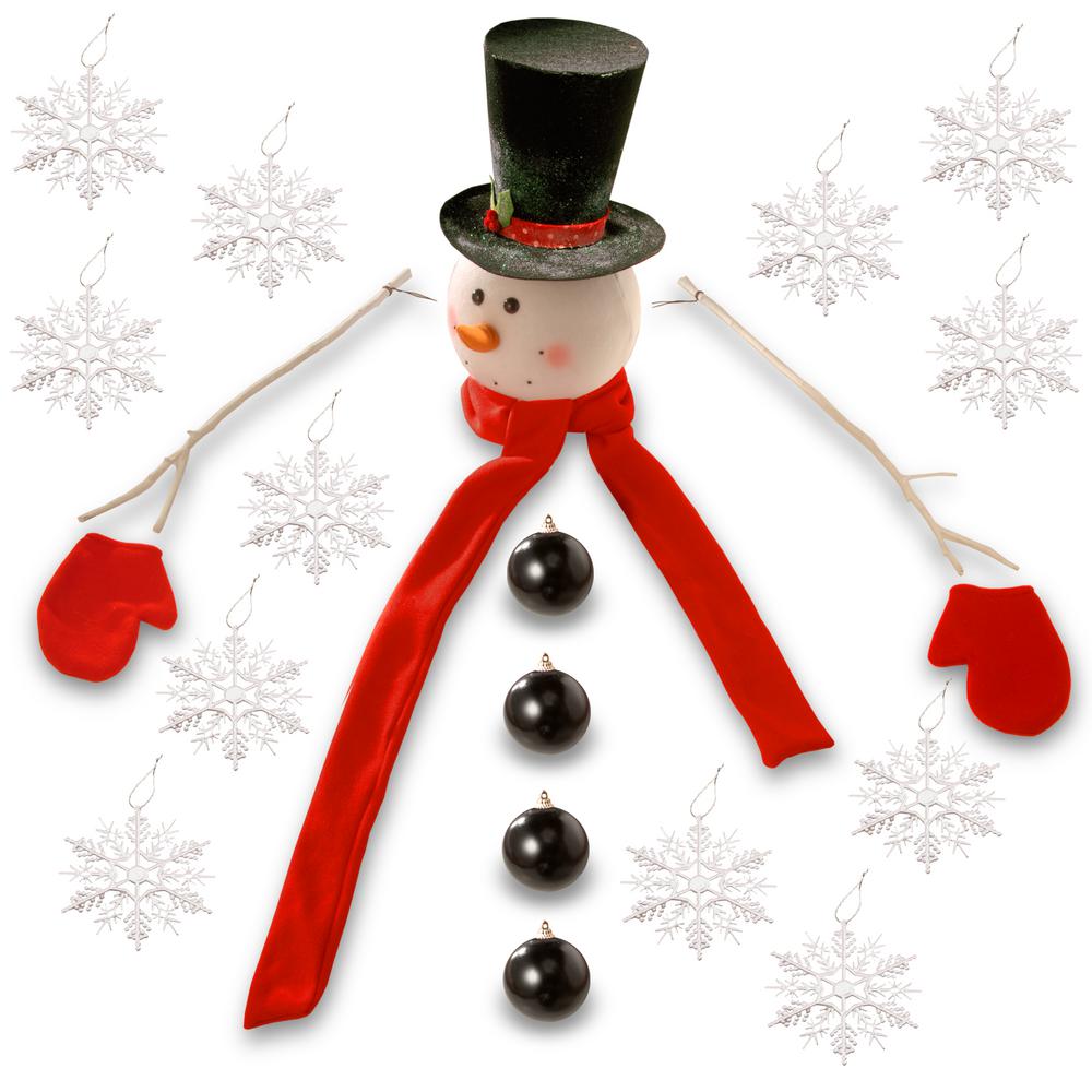 National Tree Company Snowman Kit Tree Dress Up Rac Jlby026 The Home Depot