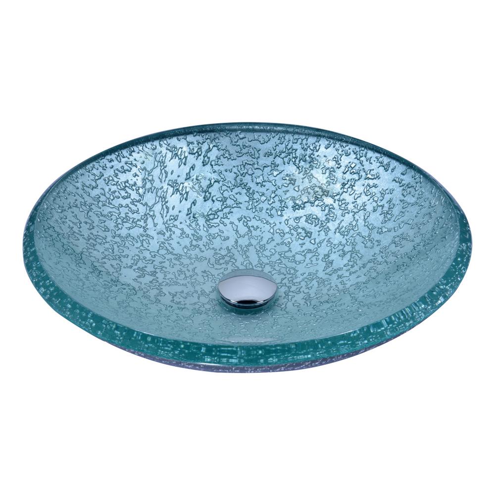 ANZZI Arc Series Vessel Sink in Clear GlassLSAZ208 The Home Depot