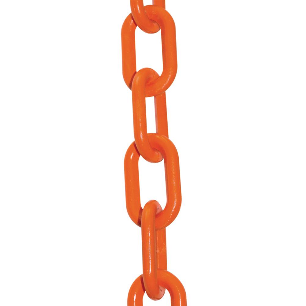 51002-50 Yellow 50-Foot Length Mr Chain Heavy Duty Plastic Barrier Chain 2-Inch Link Diameter