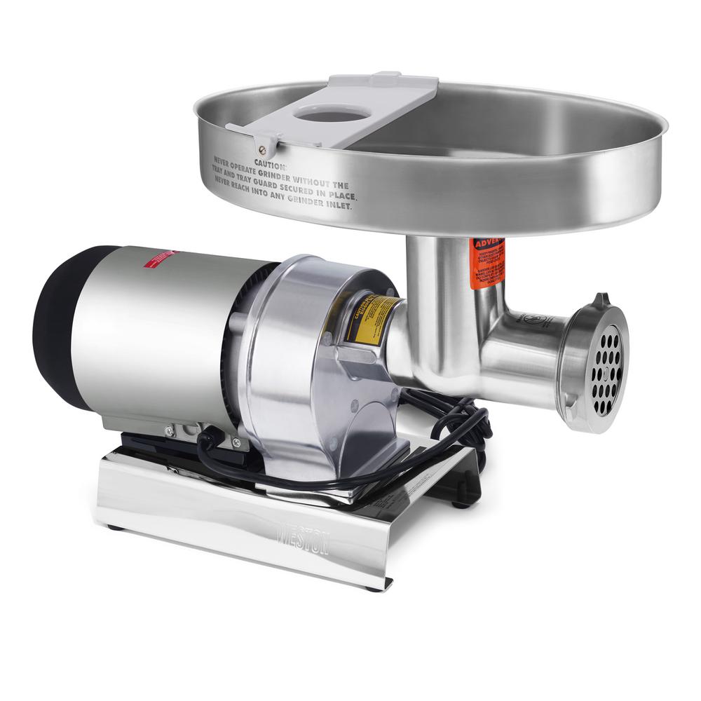 Butcher Series 1 HP #22 Meat Grinder, Silver