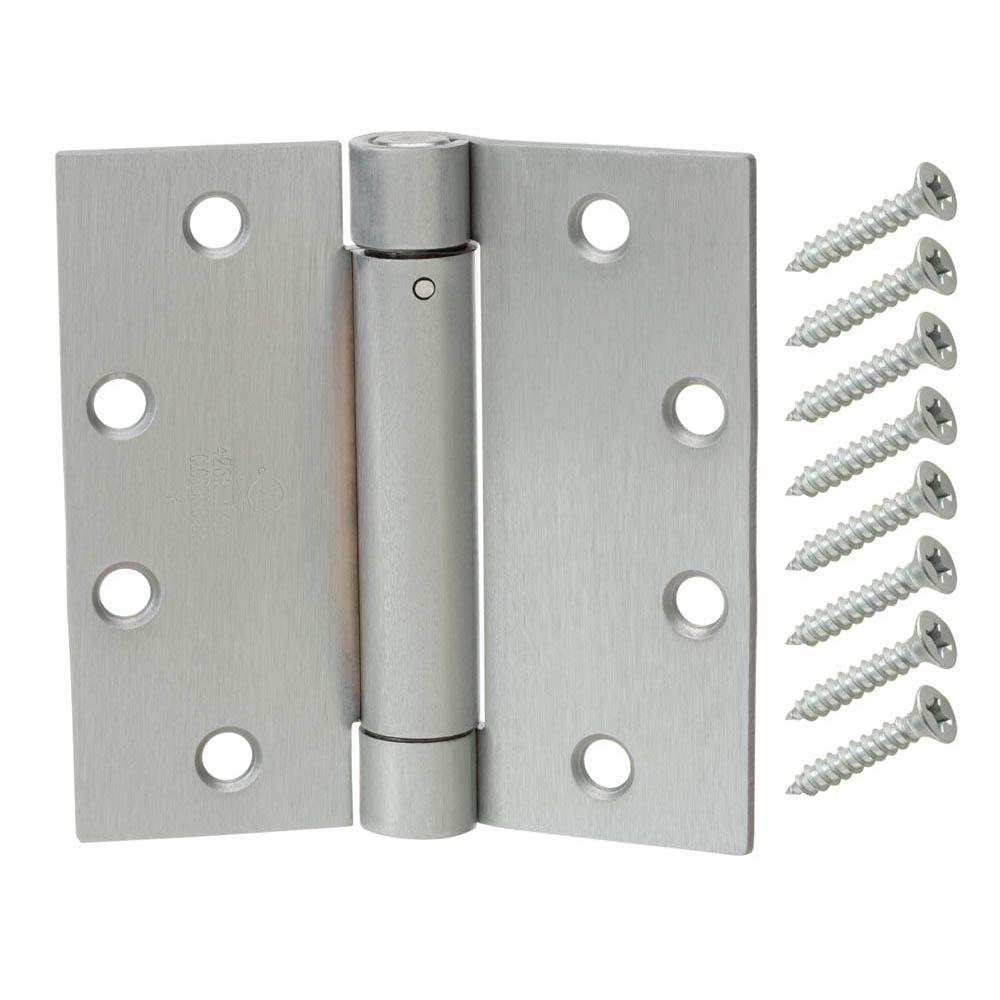 Crown Bolt 4 1 2 In X Satin Chrome Adjule Spring Door So Sku 1000750892