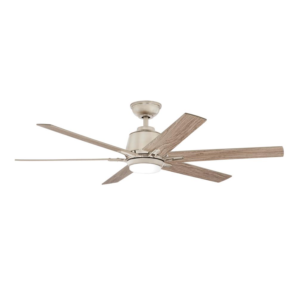 Home Decorators Collection Kensgrove 54 In Integrated Led Brushed Nickel Ceiling Fan With Light And Remote Control Yg493a Bn The Depot - Ceiling Fan Light Shuts Off By Itself Home Decorators Collection Kensgrove 54 In Integrated Led Brushed Nickel Ceiling Fan With Light And Remote Control Yg493a Bn The Depot - Ceiling Fan Light Shuts Off By Itself