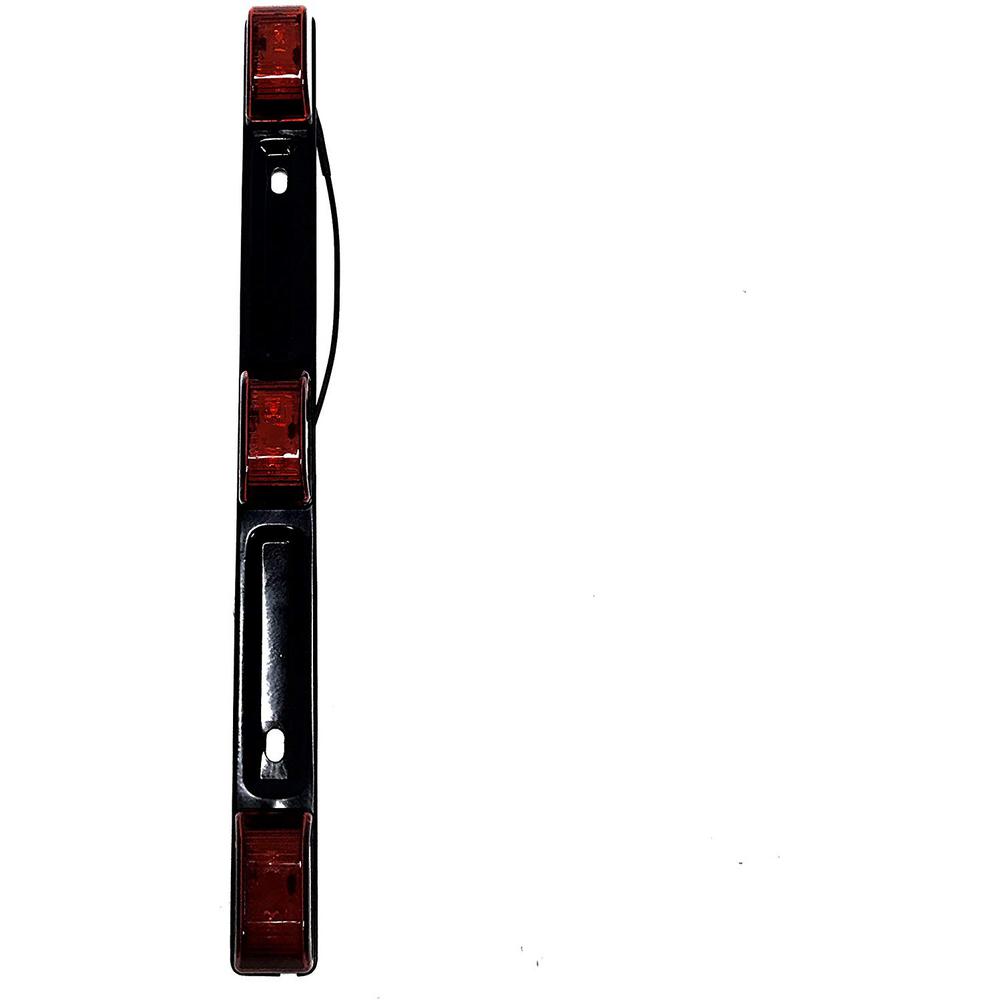 Waterproof, Sealed /& Stainless Steel Base, Truck//Trailer MaxxHaul 70449 Red LED Clearance Identification Light Bar