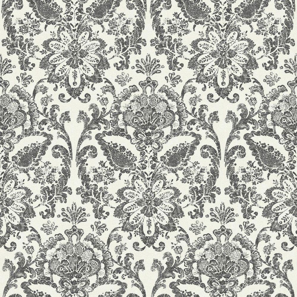 York Wallcoverings American Classics Floral Damask ...