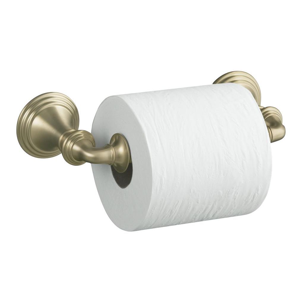 KOHLER Devonshire Wall-Mount Double Post Toilet Paper Holder in ... KOHLER Devonshire Wall-Mount Double Post Toilet Paper Holder in ...