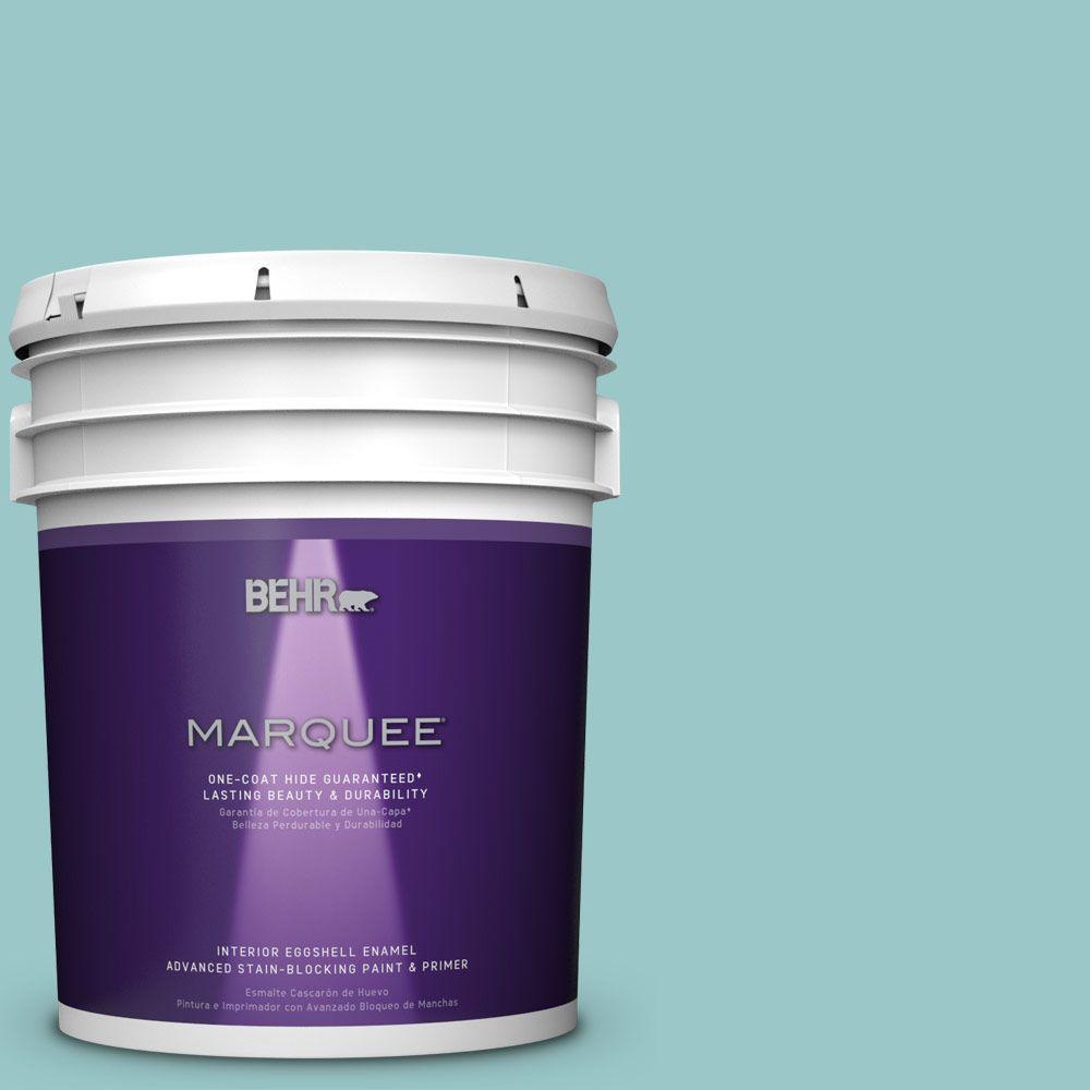 BEHR MARQUEE 5 gal. #MQ6-8 Aquifer One-Coat Hide Eggshell ...