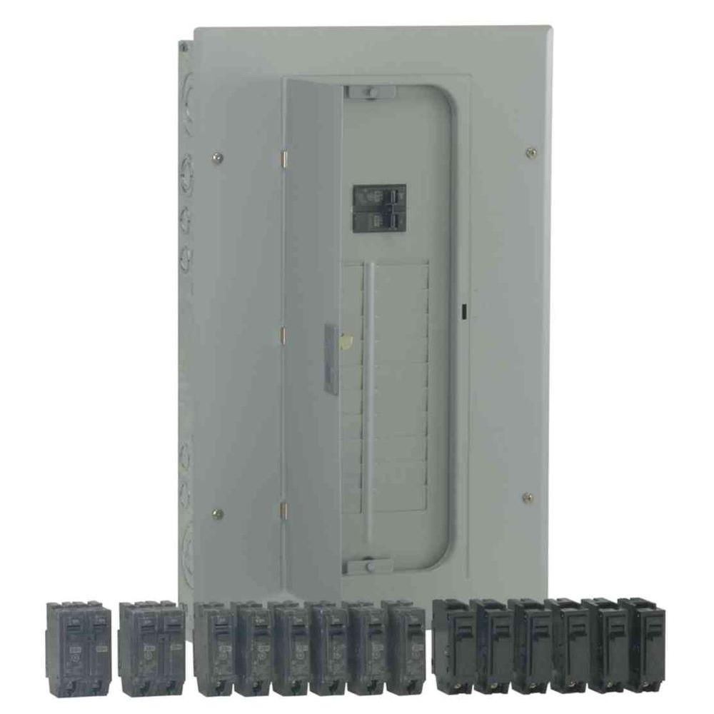 Eaton BR 100 Amp 20 Space 20 Circuit Indoor Main Breaker Loadcenter ...