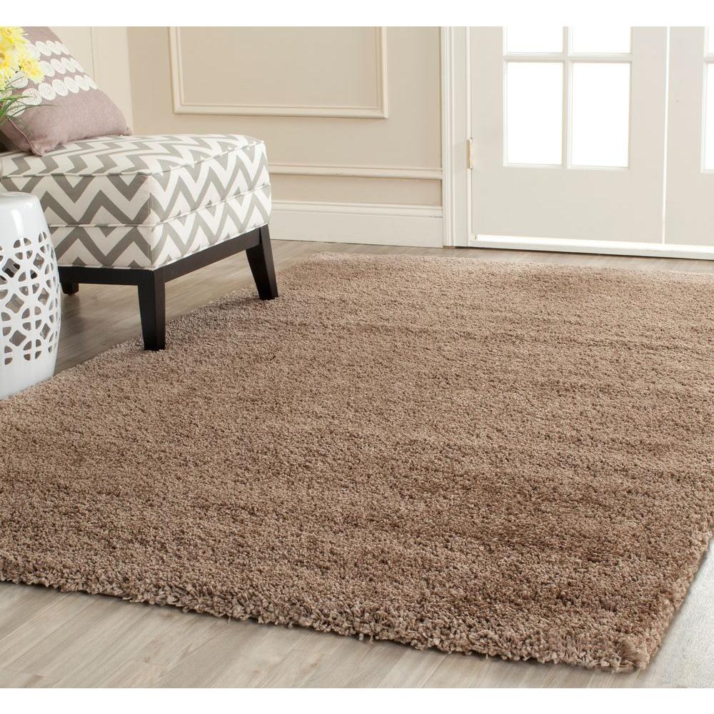 Safavieh Milan Shag Dark Beige 10 ft. x 14 ft. Area RugSG180141410 The Home Depot