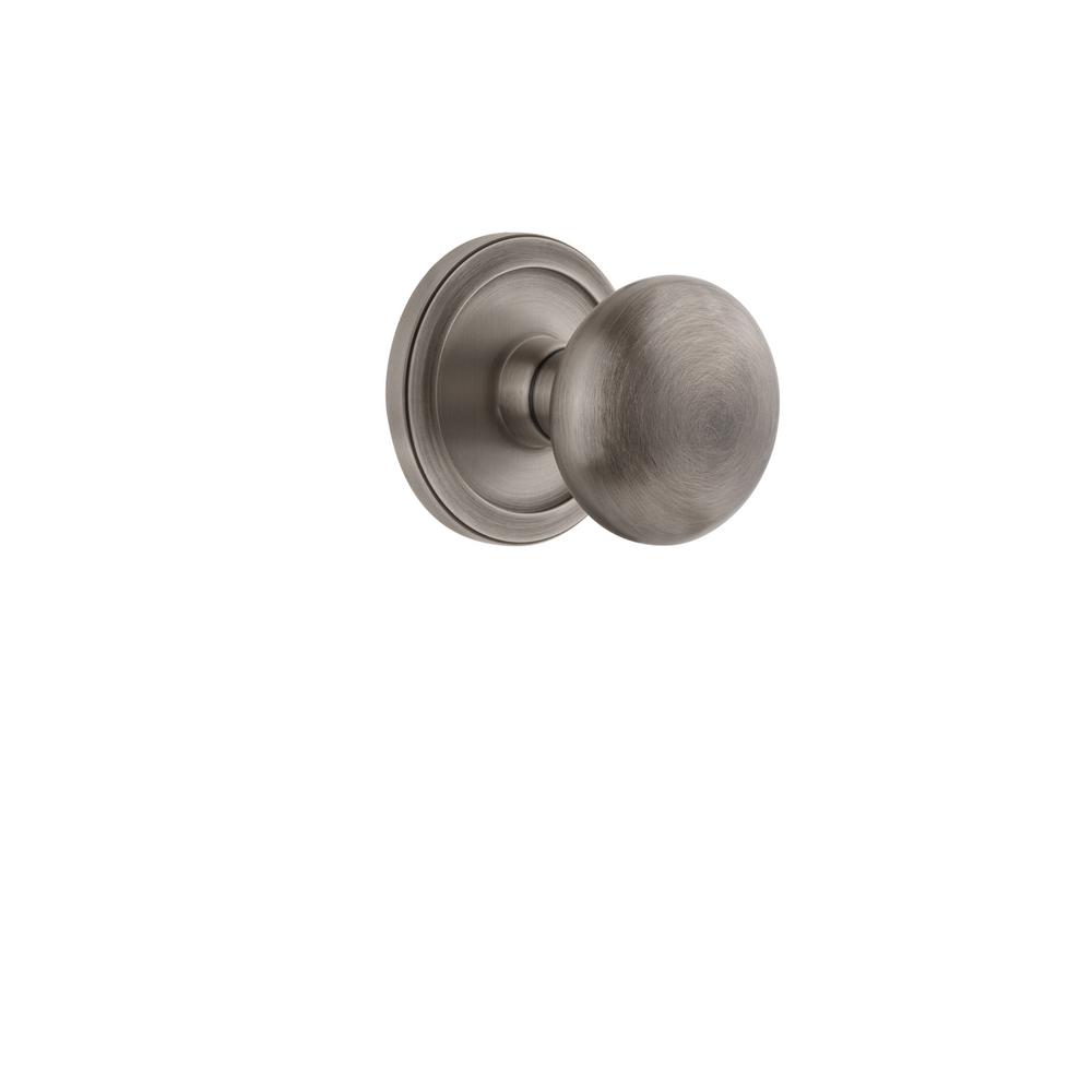 Grandeur Circulaire Rosette 2 3 8 In Backset Antique Pewter Grandeur Circulaire Rosette 2 3 8 In
