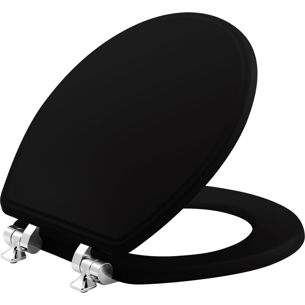 black round toilet seat