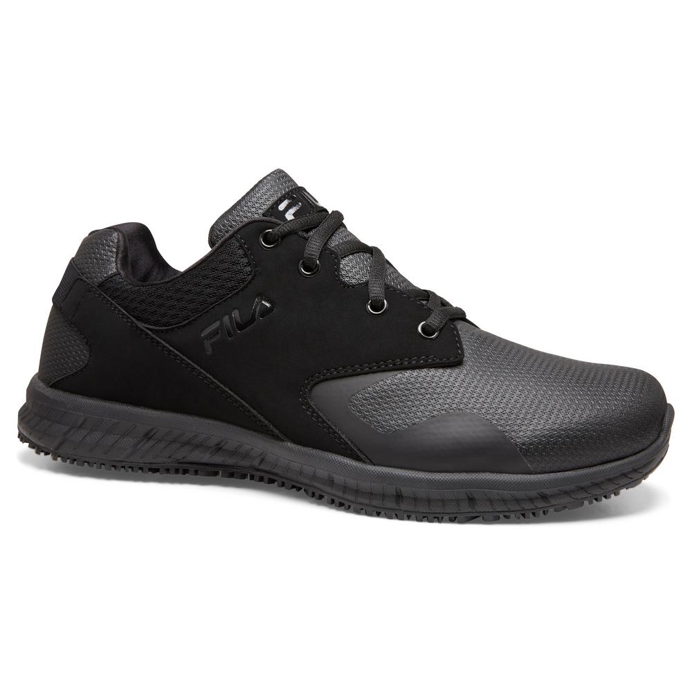 black fila shoes mens