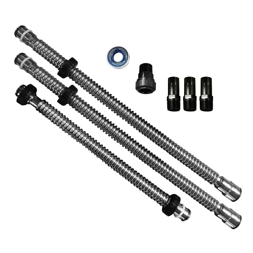Pelican Water Whole House Filter Or Softener Dual Installation Kit Thd Installkit The Home Depot