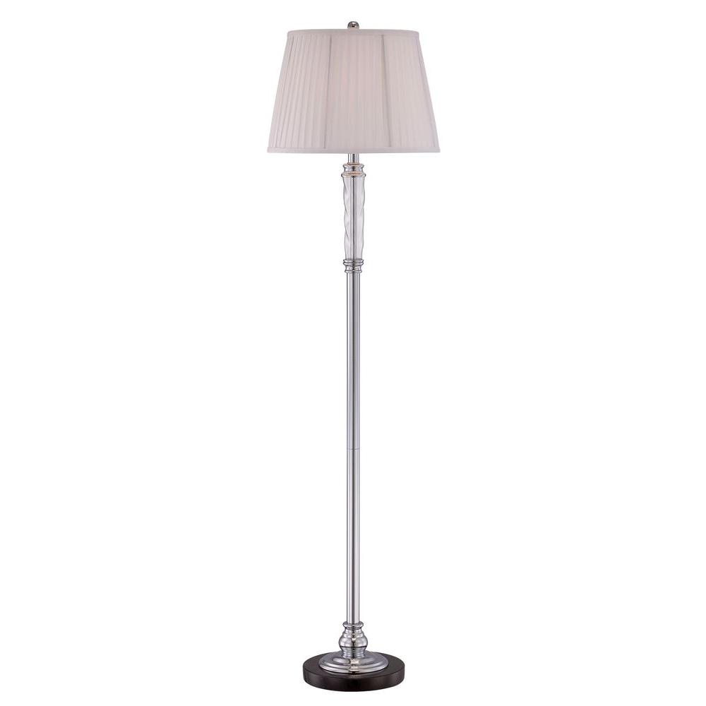 illumine designer collection 62 in chrome floor l cli ls 81830 the home depot illumine designer collection 62 in chrome floor l cli ls 81830 the home depot