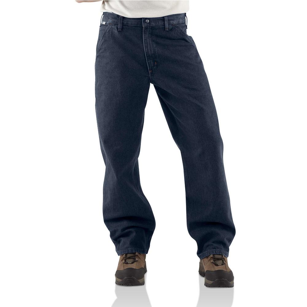 carhartt dark blue jeans