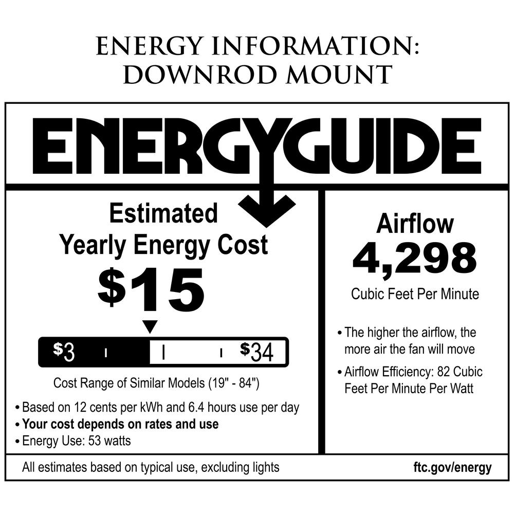 Monte Carlo Strasburg 56 In Indoor Tuscan Bronze Ceiling Fan With