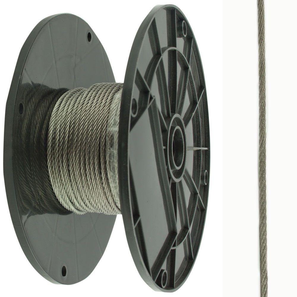Crown Bolt 1/16 in. x 500 ft. Galvanized Uncoated Wire Rope806320