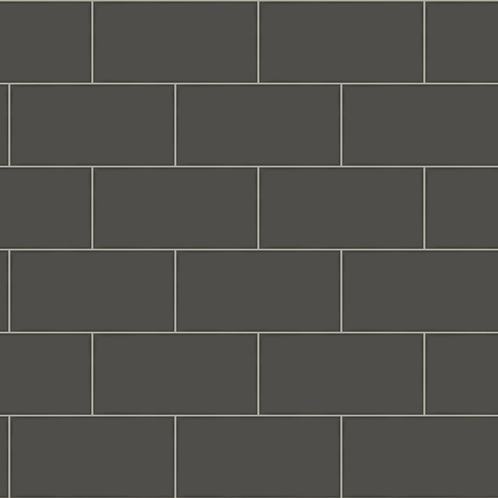 black and white tile wallpaper