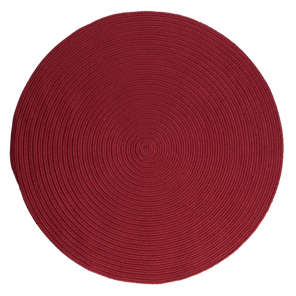 Home Decorators Collection Trends Red 8 ft. x 8 ft. Braided Round Area