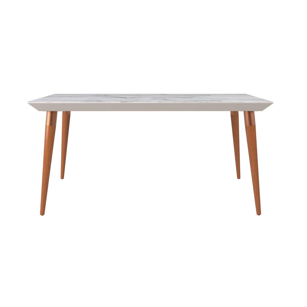 Manhattan Comfort Utopia 62 99 In Off White Dining Table 107452