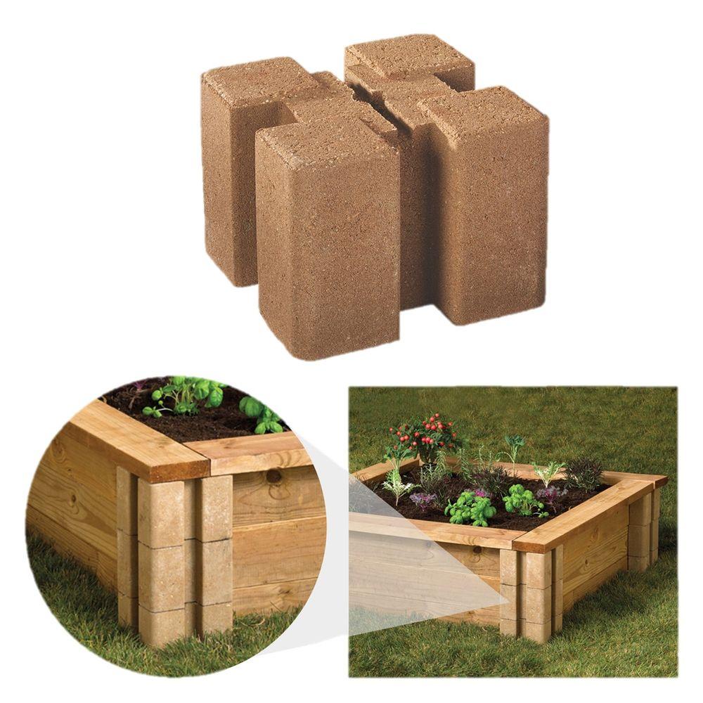 Oldcastle 7 5 In X Tan Brown Planter Wall Block Pack Of 24 16202486 The Home Depot - Home Depot Garden Beds Raised Oldcastle 7 5 In X Tan Brown Planter Wall Block Pack Of 24 16202486 The Home Depot - Home Depot Garden Beds Raised