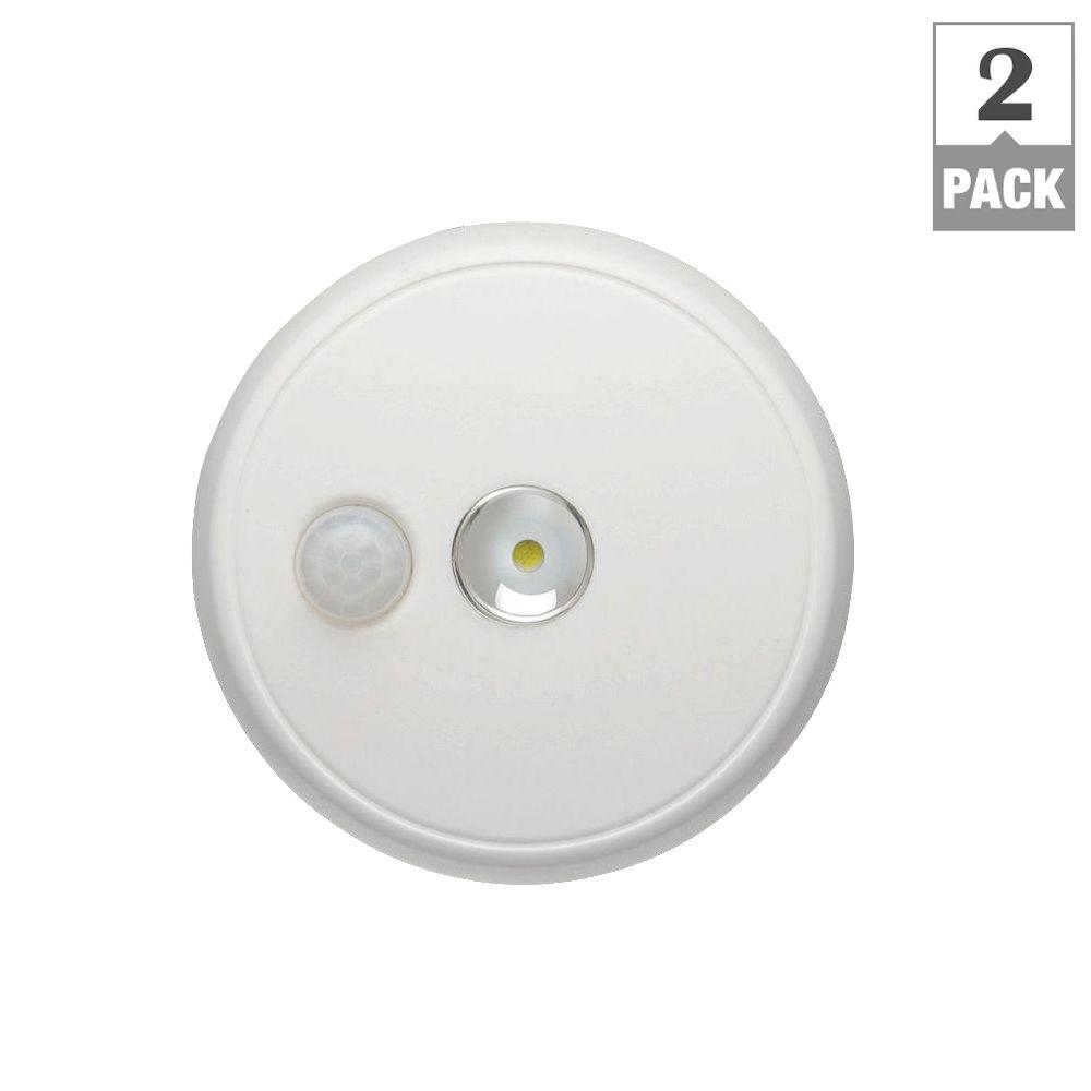 Mr Beams Light Bulbs Lighting The Home Depot Wireless Motion Sensing Led Ceiling Light