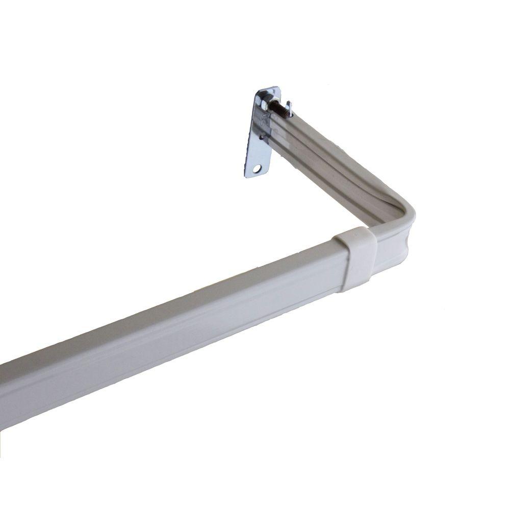 Rod Desyne 66 in. 120 in. Lockseam 3 in. Clearance Curtain Rod