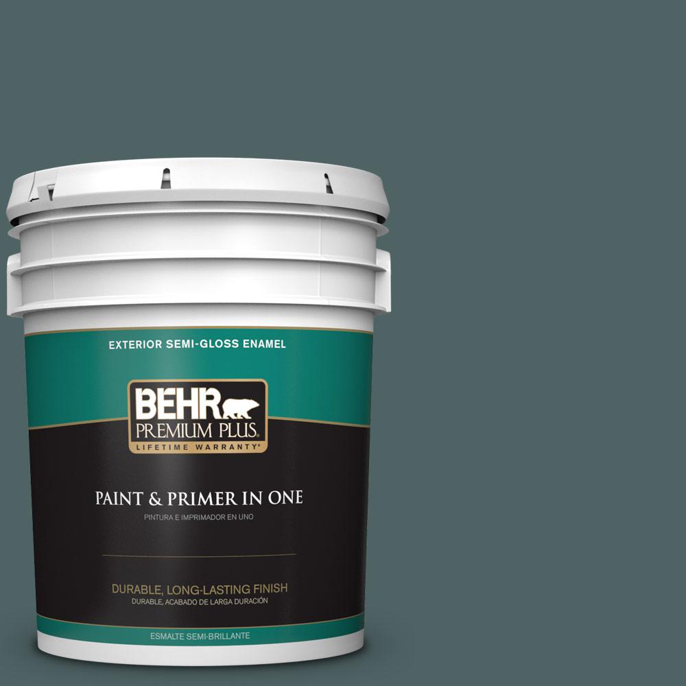 BEHR Premium Plus Ultra 5 gal. PPU1220 Underwater color SemiGloss