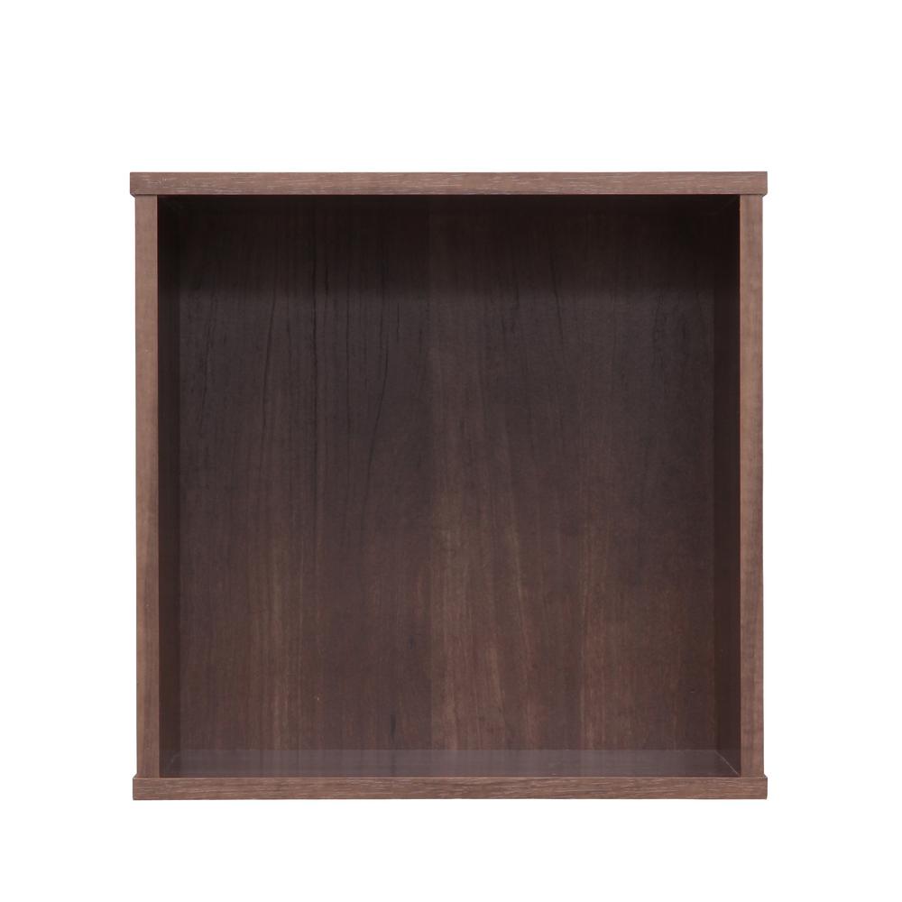IRIS Kuda Series Brown Oak Wood Storage Cube with Pocket Door 596176