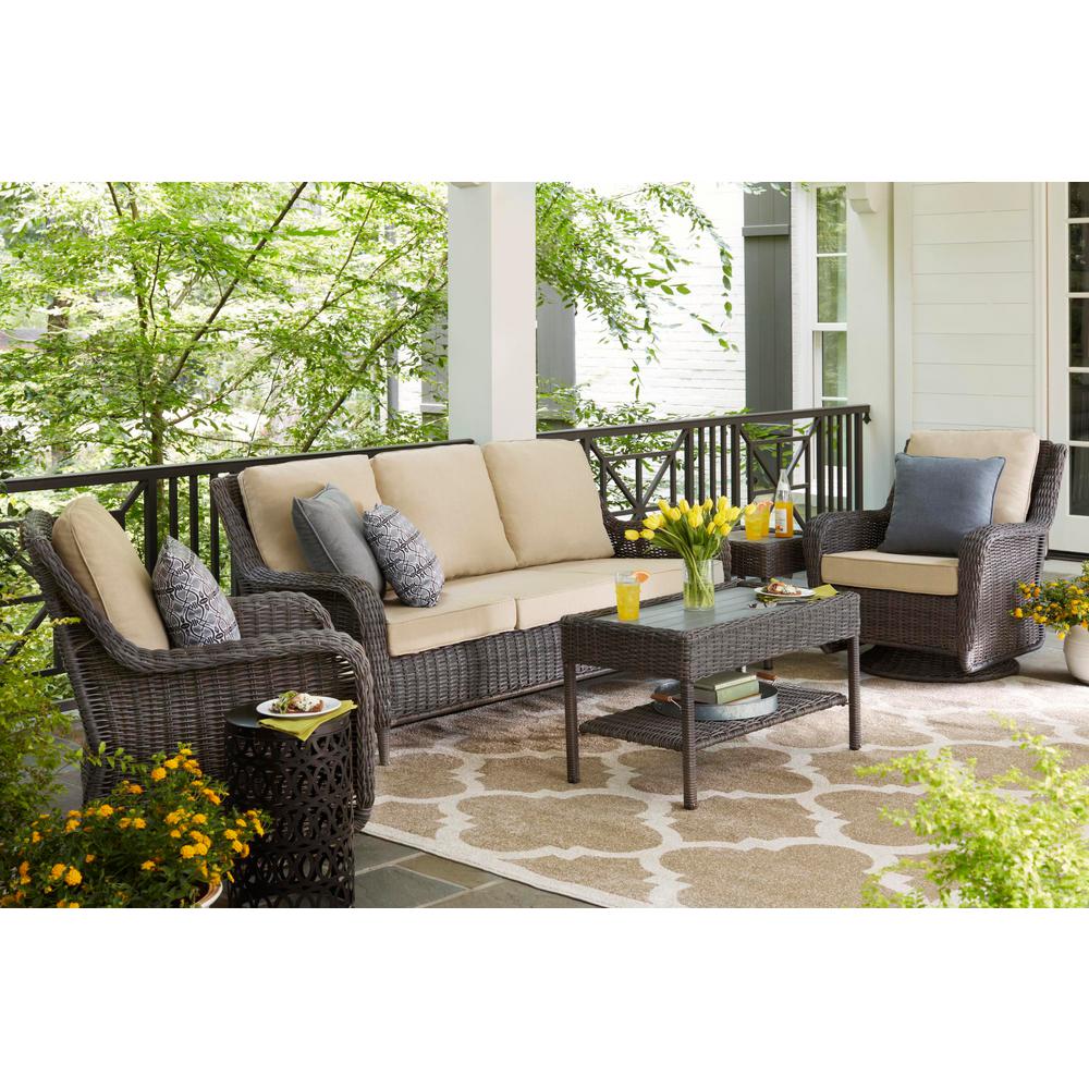 Hampton bay cambridge online swivel rocker