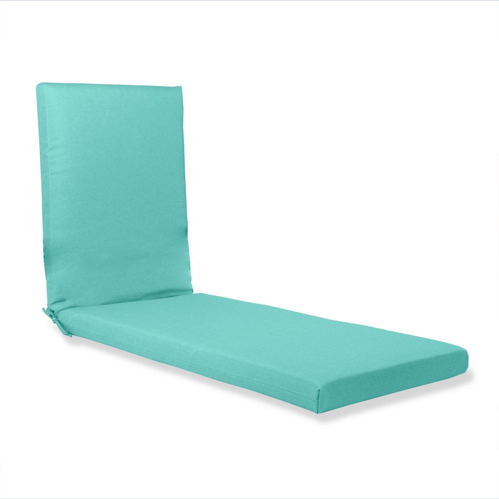 Hampton Bay Seaglass Outdoor Deep Seating Chaise Lounge Cushion7417
