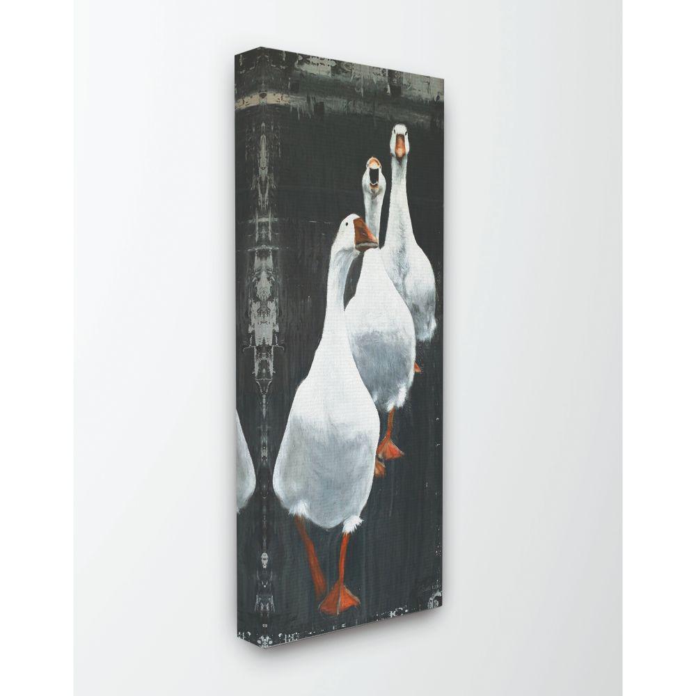 The Stupell Home Decor Collection 10 In X 24 In Geese Trio