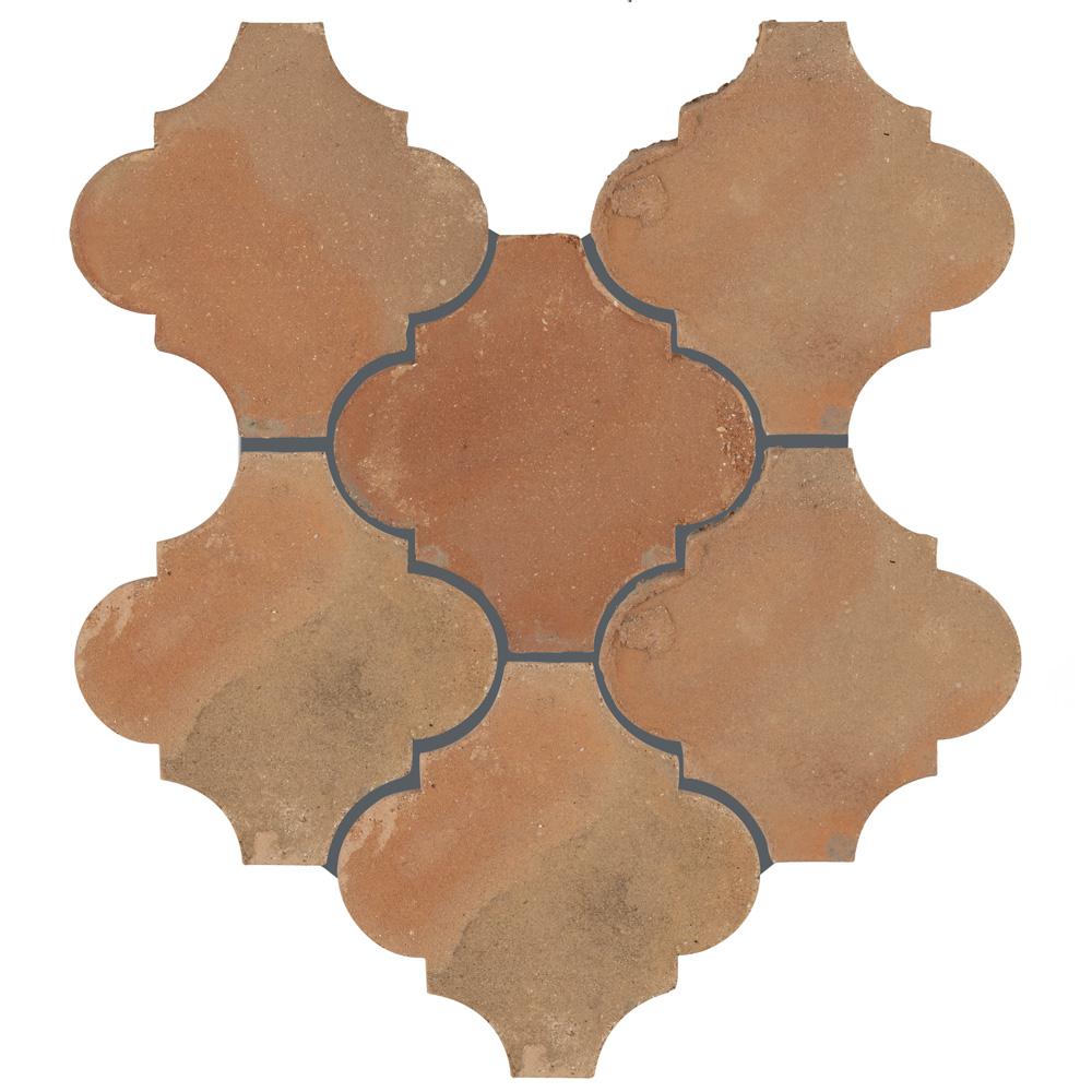 Merola Tile Trevol Lantern 6 In X 6 In Spanish Terra Cotta