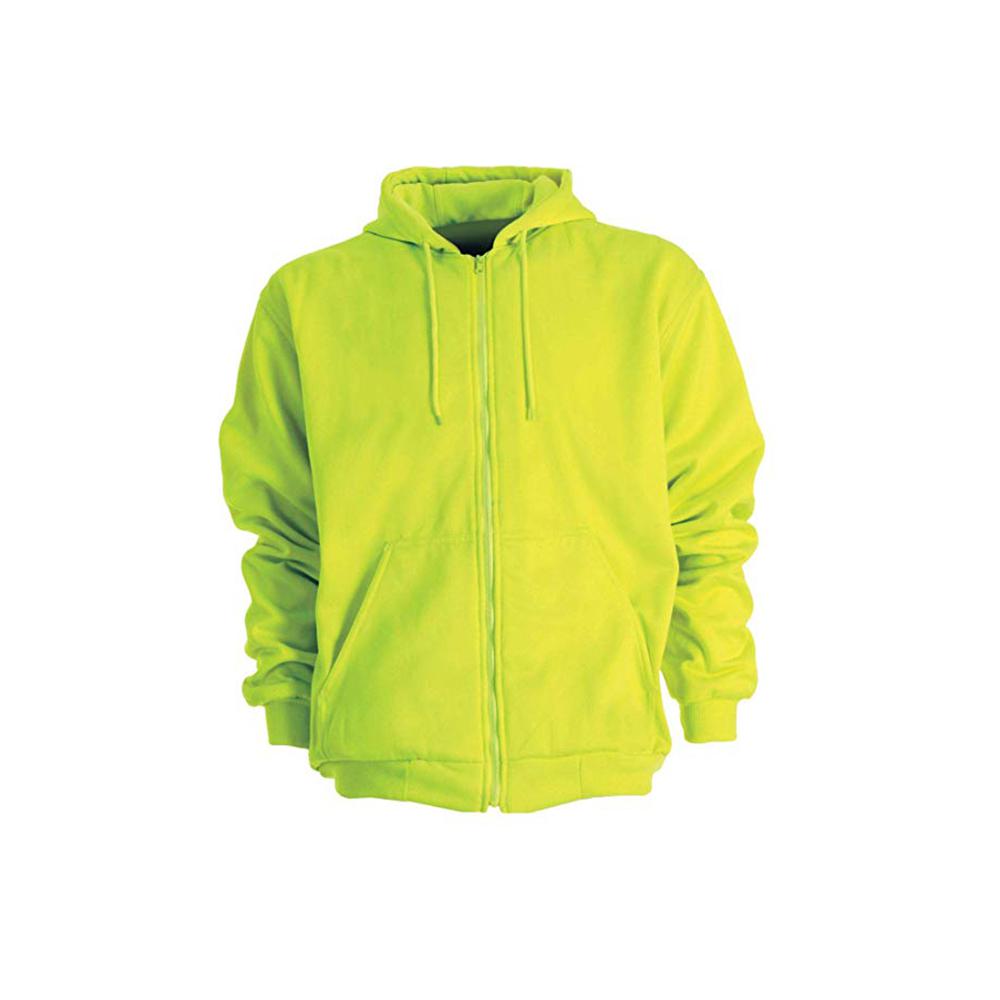 yellow zip up hoodie mens