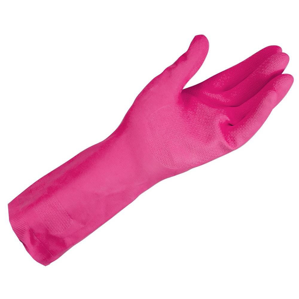 Caring Hands Latex Cleaning Gloves, Large/XLarge854312 The Home Depot