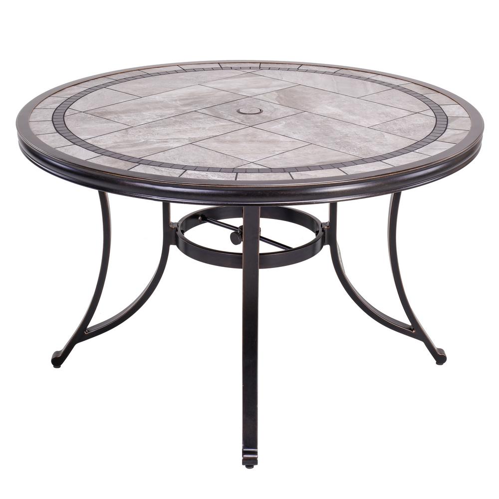 dali Round Aluminum Outdoor Dining Table-JW00282001 - The ...