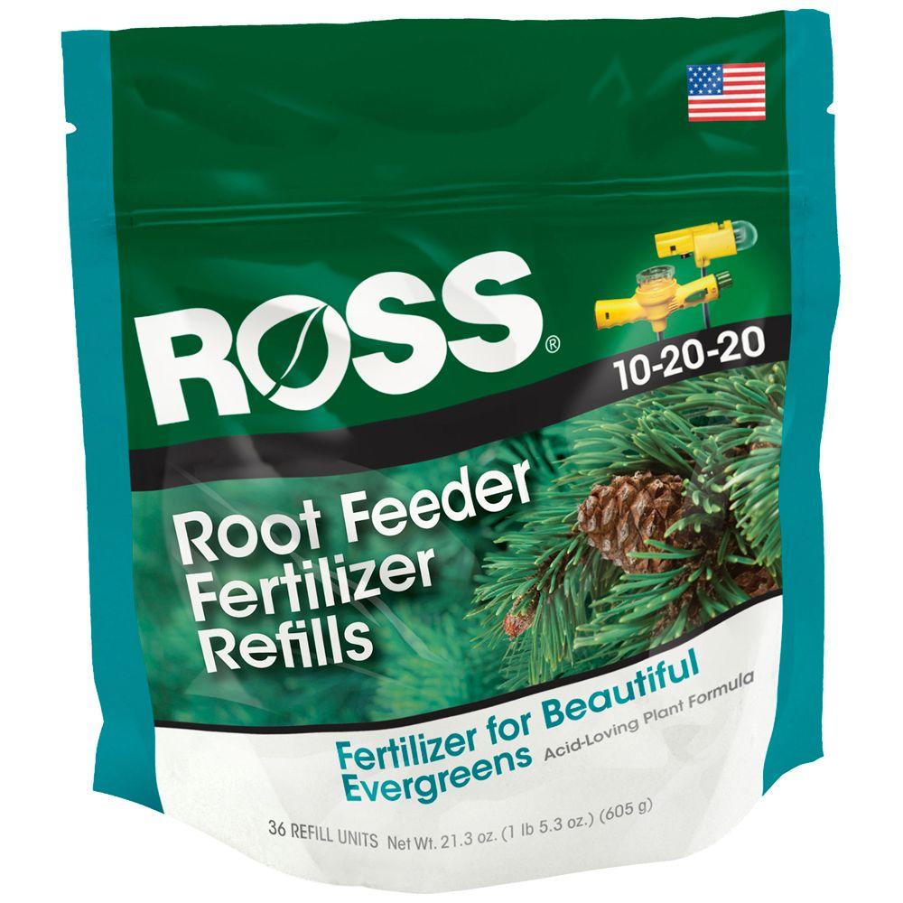 Ross 1.5 lb. Root Feeder Fertilizer Refills for Evergreens (36Pack