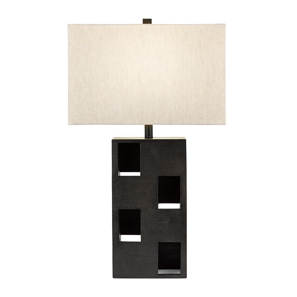 patterned table lamp