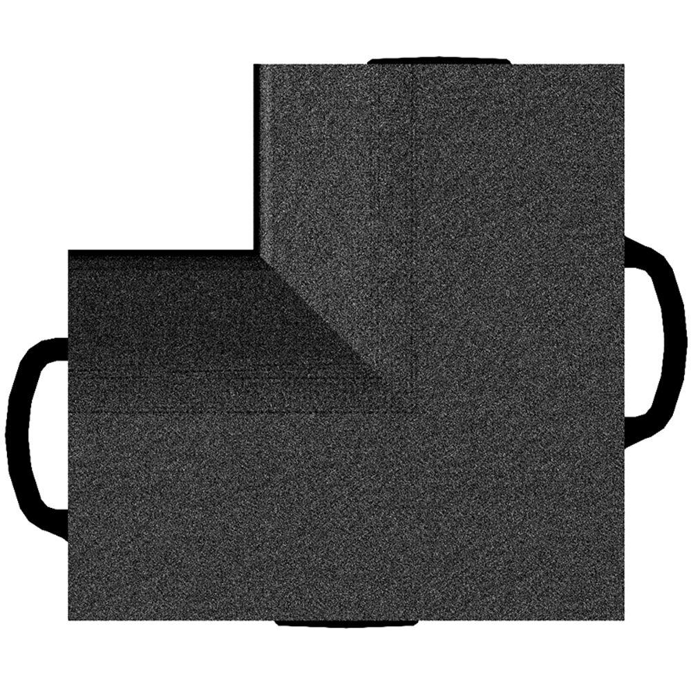 WeatherTech TechFloor Inside Corners in Black Vinyl Floor Liner (4Pack