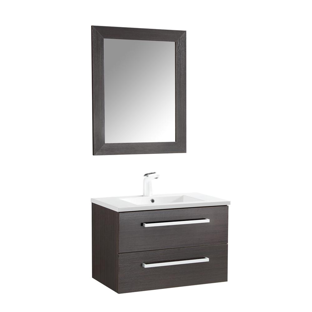29 31 In Clearance Vanities With Tops Bathroom The Conques 30 In W X 20 H Bath Vanity Rich Brown With
